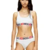 ufsb-oriba Bralette con fascia con logo ufsb-oriba Bralette con fascia con logo