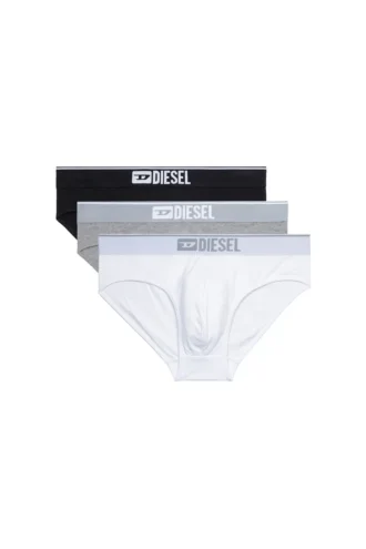 umbr-andrethreepack Confezione da tre slip tinta unita con logo