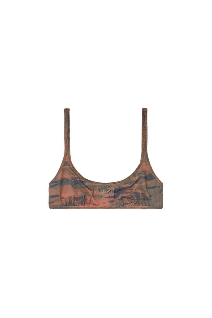 ut-bra-top-utlt Top bikini mimetico con logo ritagliato