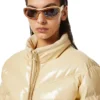w-crema Bomber imbottito in vinile trapuntato w-crema Bomber imbottito in vinile trapuntato