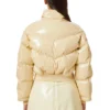 w-crema Bomber imbottito in vinile trapuntato w-crema Bomber imbottito in vinile trapuntato