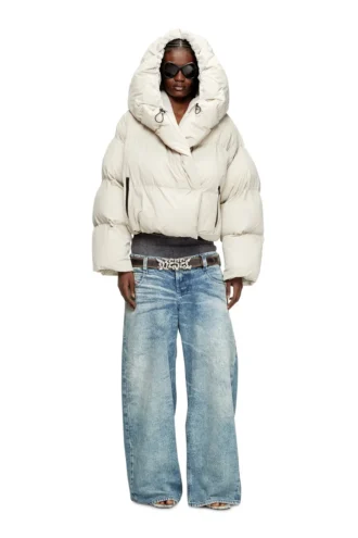 w-iley-t1 Piumino avvolgente in nylon bi-stretch