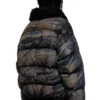 w-johns Piumino in denim mimetico effetto sporco w-johns Piumino in denim mimetico effetto sporco
