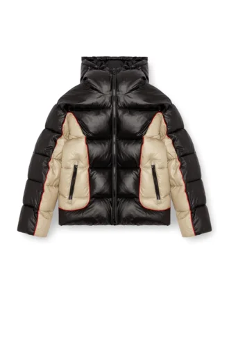 w-ostend Piumino con cappuccio in ripstop lucido