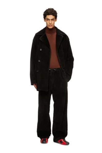w-otis Cappotto in velluto a coste trattato