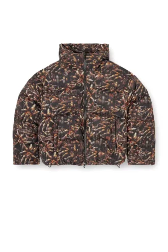 w-spider Piumino con cappuccio e stampa ragno