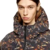 w-spider Piumino con cappuccio e stampa ragno w-spider Piumino con cappuccio e stampa ragno
