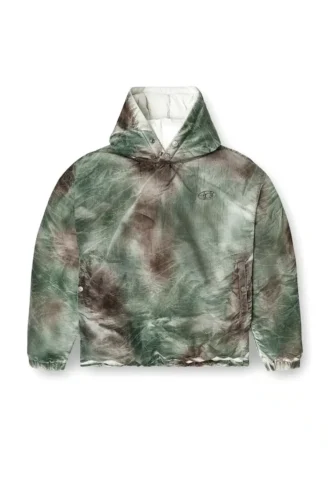w-thug-jkt-puffy Giacca imbottita con cappuccio in nylon mimetico w-thug-jkt-puffy Giacca imbottita con cappuccio in nylon mimetico