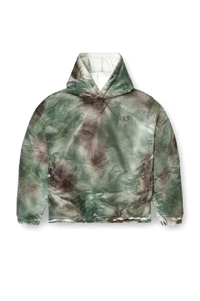 w-thug-jkt-puffy Giacca imbottita con cappuccio in nylon mimetico w-thug-jkt-puffy Giacca imbottita con cappuccio in nylon mimetico