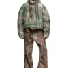 w-thug-jkt-puffy Giacca imbottita con cappuccio in nylon mimetico w-thug-jkt-puffy Giacca imbottita con cappuccio in nylon mimetico