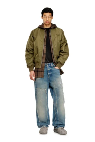 w-type-d1 Bomber imbottito con ricamo Oval D