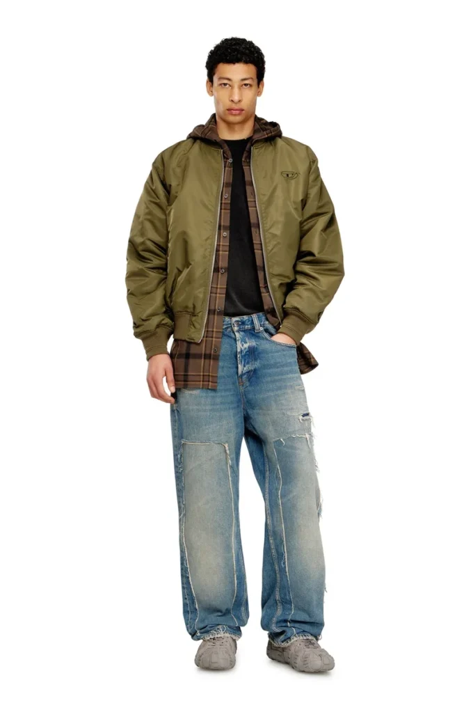 w-type-d1 Bomber imbottito con ricamo Oval D w-type-d1 Bomber imbottito con ricamo Oval D