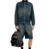 Zaino Diesel Day Pak’r in denim consumato e CORDURA® Zaino Diesel Day Pak’r in denim consumato e CORDURA®